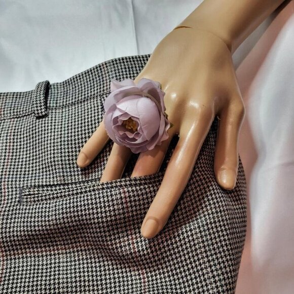 Securo Slax, Not Worn, Houndstooth, US Patent # 3723993, Men's size 36x31 Pants - Picture 6 of 7